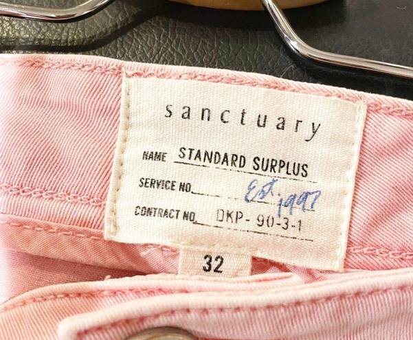 Sanctuary  Womens Size 32 Light Pink Denim Shorts