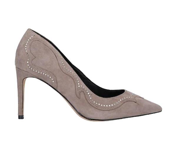 ALLSAINTS NWT  Taupe Zehra Studded Pump. Size 9