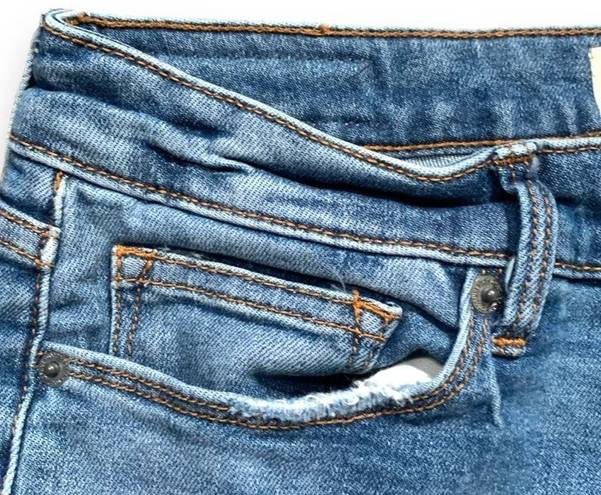 Edge Goodthreads Women’s Jeans Skinny Raw  Hem Medium Wash Stretch Denim Size 29