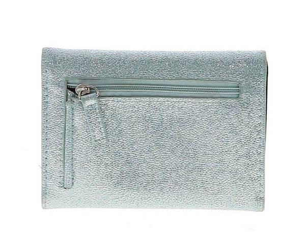 Tahari Cinderella Blue Shimmer Pearl Wallet