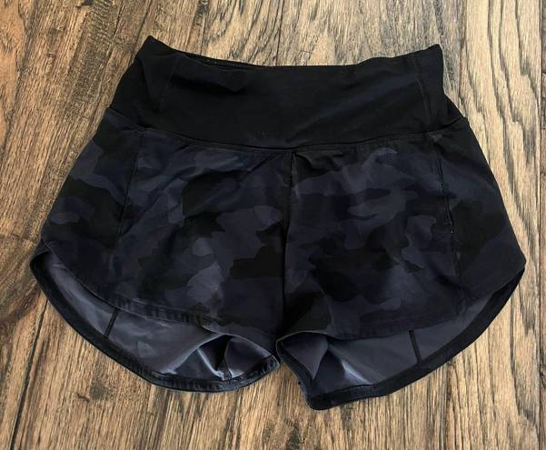 Lululemon High-Rise Speed Up Short 2.5” Camo