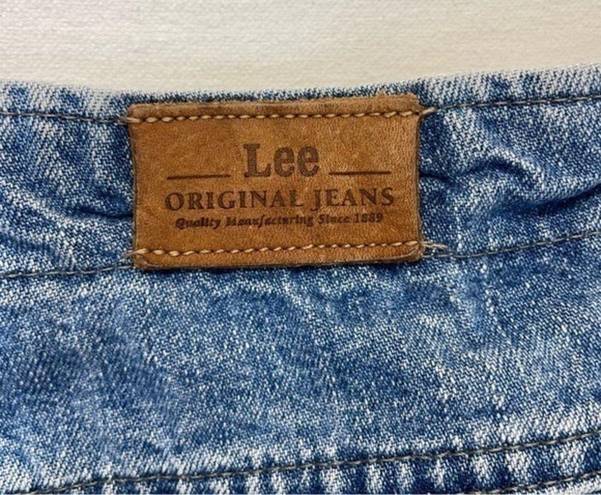 Lee Vintage  High Waist Mom Jeans Plus Size 18 light wash 90s Y2K