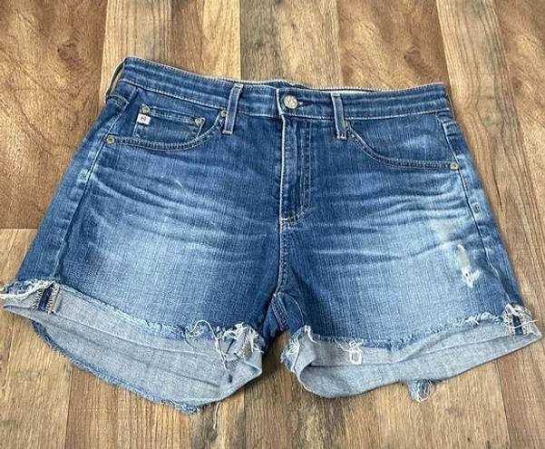 AG Adriano Goldschmied  Hailey Roll Up Ex Boyfriend Denim Short Size 26