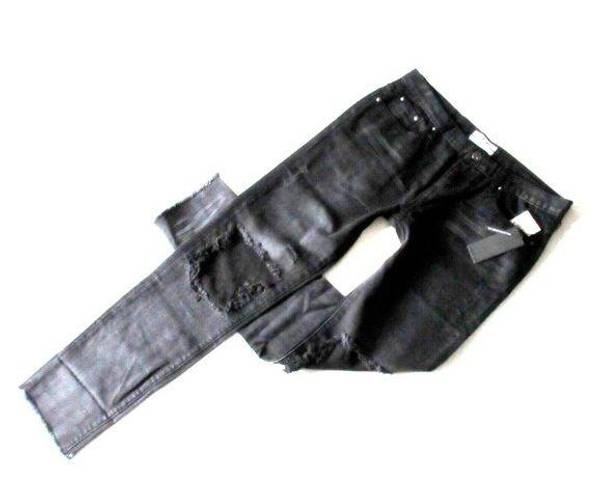 One Teaspoon NWT  Awesome Baggies in Black Anchor Destroyed Straight Jeans 29