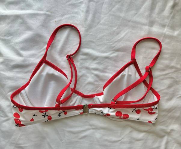 Cherry Bikini Top Red