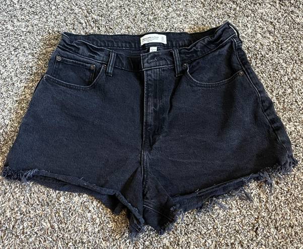 Abercrombie & Fitch  Curve Love 90s Relaxed Cutoff Shorts Size 12