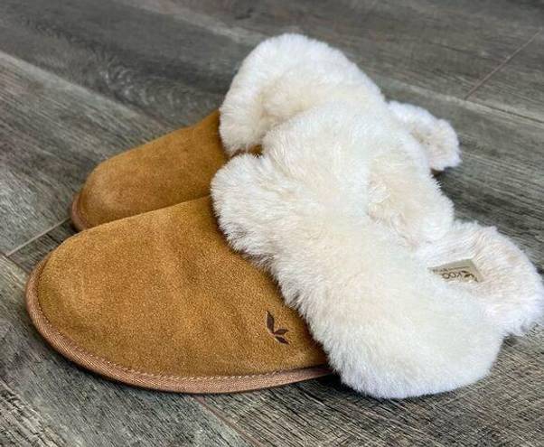 Koolaburra by Ugg  Milo Slippers Slides Mules Sheepskin Lambswool Women's 9