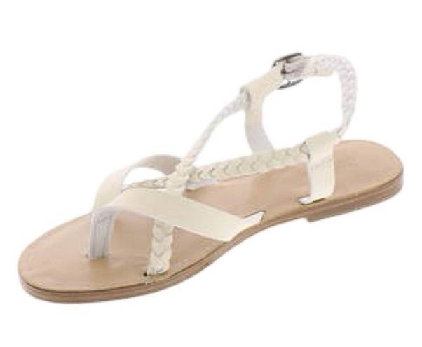 MIA NEW  VAEDA STRAPPY SANDAL IN BONE PONROS