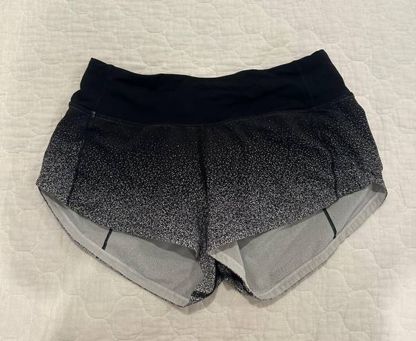 Lululemon rare speckled  speed up shorts