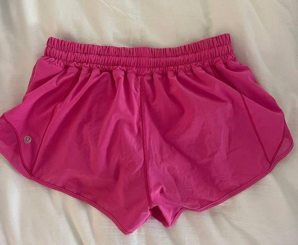 Lululemon  Hot Pink Hotty Hot Shorts length 2.5 SIZE 8