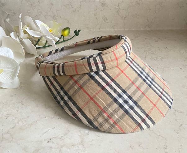 Burberry Nova Check Canvas Golf Visor