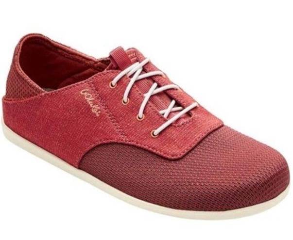 Olukai NEW  Waialua Red‎ Mesh Slip On Sneakers