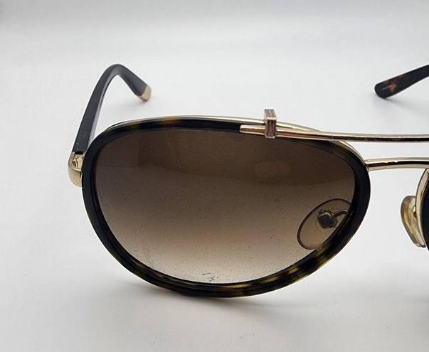 Juicy Couture  Tortoiseshell & Gold Aviator Sunglasses & Case