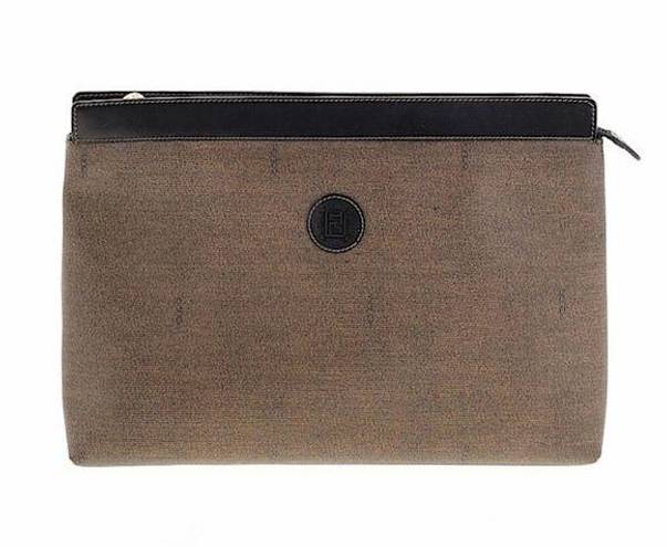 Fendi  Vintage Large Clutch Purse