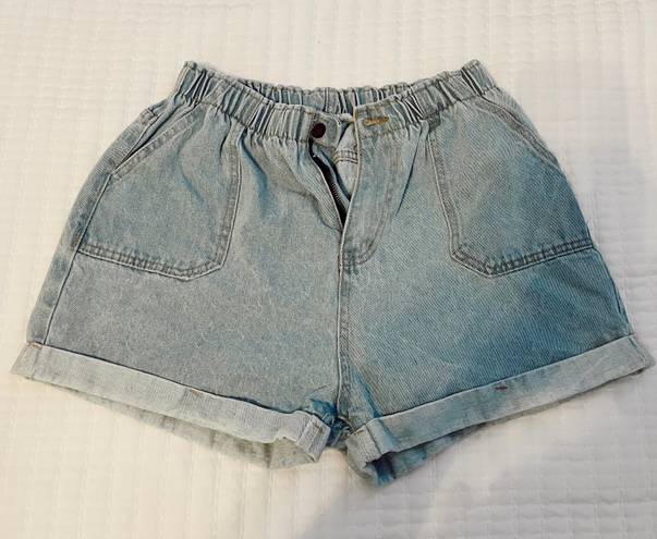 SheIn High Waisted Cinch Mom Jean Shorts