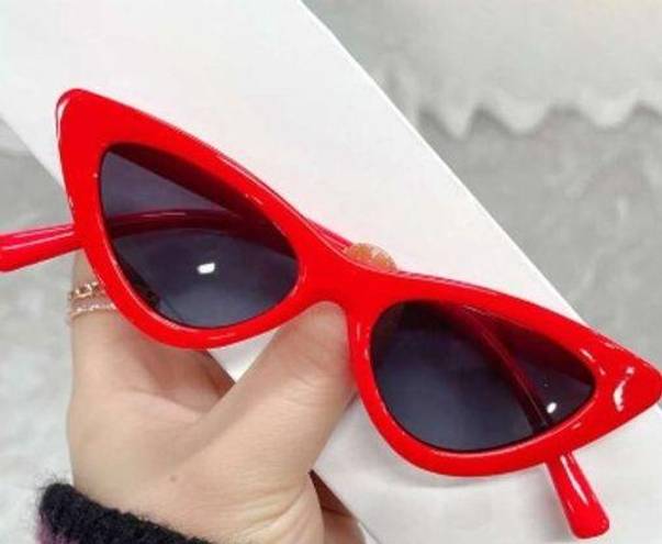 Icing Vintage Triangle Red Cat Eye Sunglasses - Brand new with Tags!