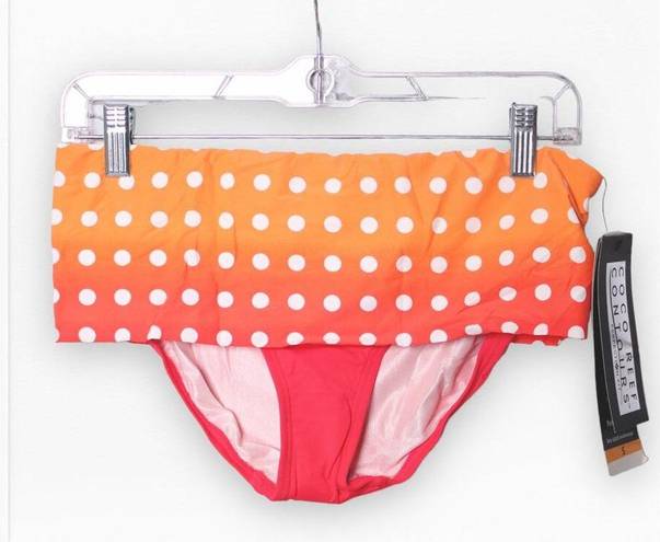 Coco reef  Contours Bahamas Roller Waistband Bikini Bottoms Coral Orange Size S