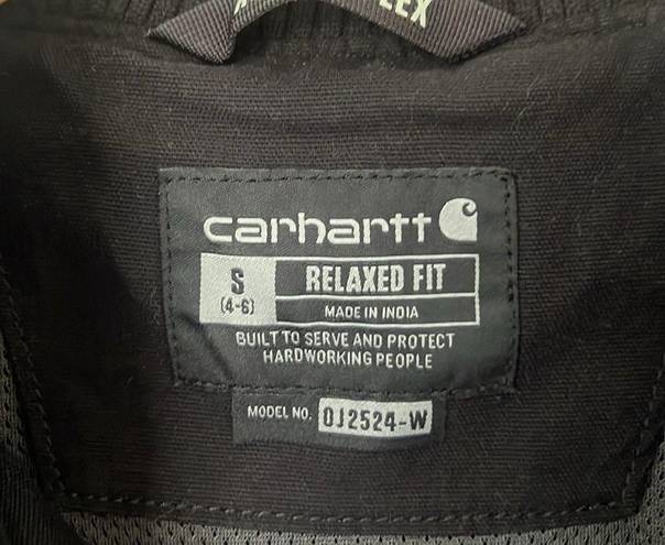 Carhartt  Women's Bomber Jacket XXL model # OJ2524-W NWT  Black Canvas Sz Small