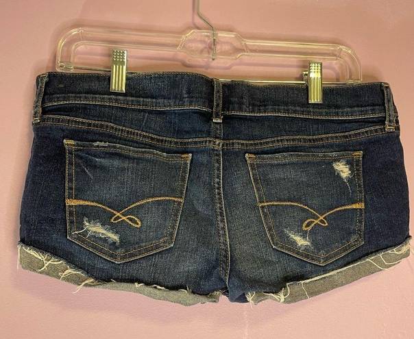 Gilly Hicks  Sydney Low Rise Jean Booty Shorts Cutoff Medium Wash Denim Size 29