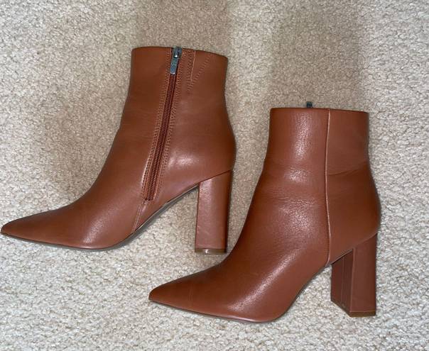 Brown Booties Size 8
