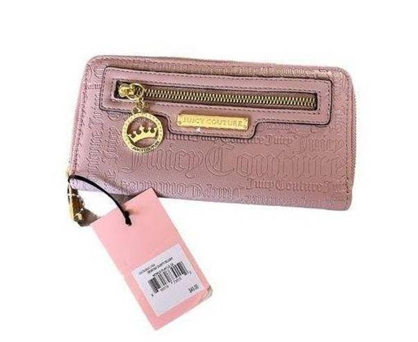 Juicy Couture COPY -  dusty pink embossed faux leather wallet