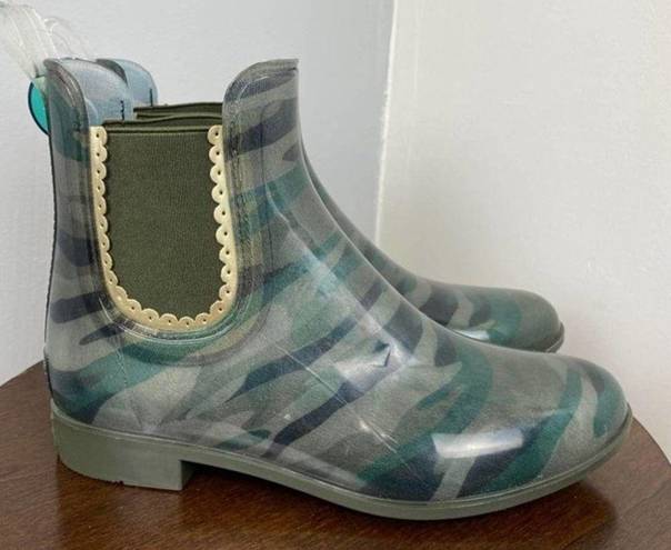 Jack Rogers NWT  Camo Sallie Print Rainboot Rain Boot Sz 8