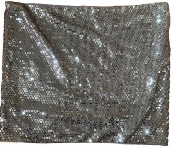 infinity Gray Sequins  Scarf