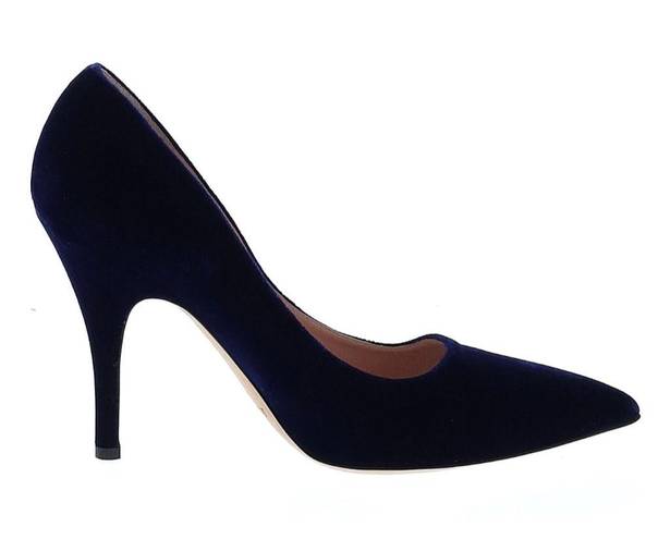 Kate Spade Blue Velvet Heels