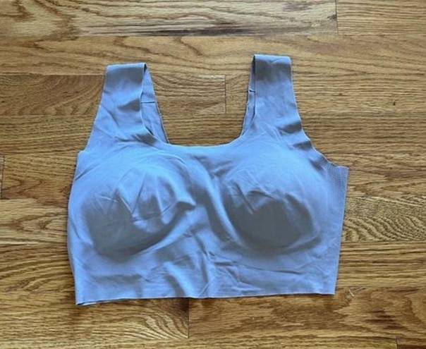 Krass&co True &  True Body Lift Scoop-Neck Wireless Bra Womens Medium Gray MSRP $58 EUC