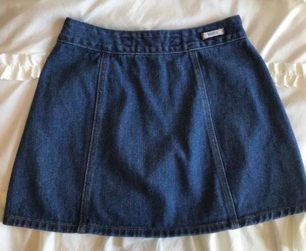 Brandy Melville Denim Button Up Skirt