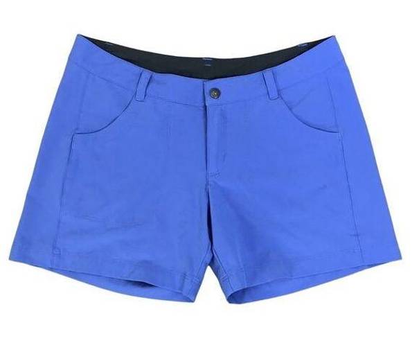 Patagonia  Happy Hiker Pocketed Stretchy Shorts Lightweight 4.5” Blue/Violet Sz 8