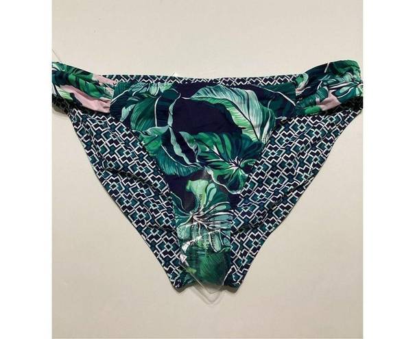 Tommy Bahama New.  palm leaf reversible bikini bottom.