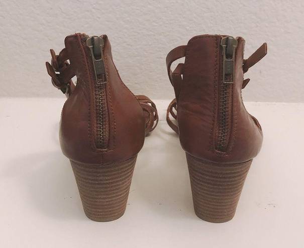 Krass&co GH Bass &  Leather Sandals Block Heel Size 9.5M, Retail $89