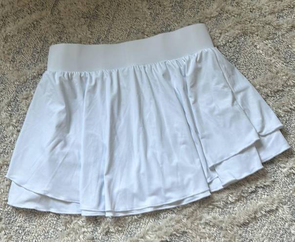 White Tennis Skirt Size M