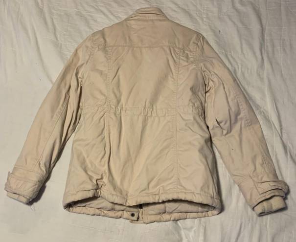 Aeropostale Winter Jacket Coat Cream Tan Small