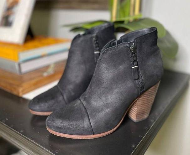 Rag and Bone  Suede Classic Margot Boots Black Womens Size 38