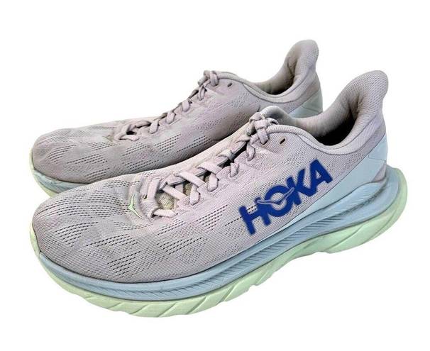 Hoka  One One Mach 4 Lavendar Womens Sz 9.5 Running Trail Athletic Shoe Sneaker