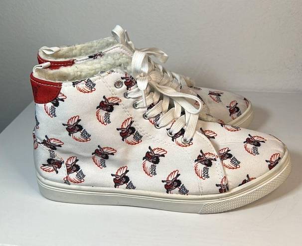 Betty Boop  high top sneakers size 8 ~ angel wings ~ pinup