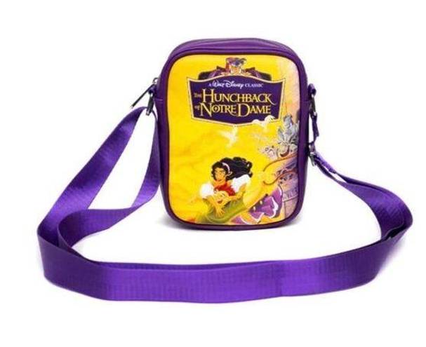 Disney  the hunchback of Notre dame vhs tape crossbody park bag