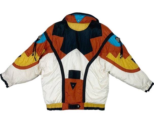 Gallery Vintage J  Southwest Duck Down Jacket Size Medium