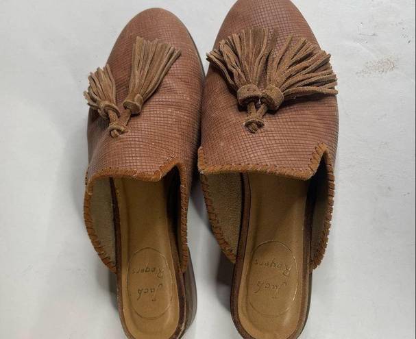 Jack Rogers  Delaney Mule with Tassles Size 6