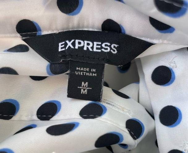 EXPRESS Polka dot button down with tie