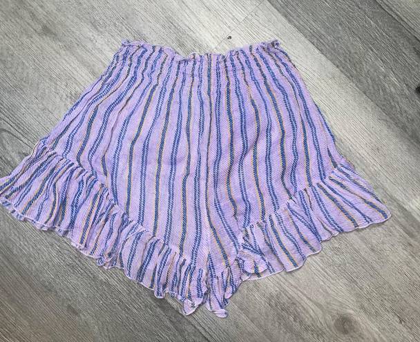 Free People Striped Shorts