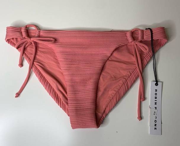 Robin Piccone  Lily Side Tie Pink Bikini Bottoms