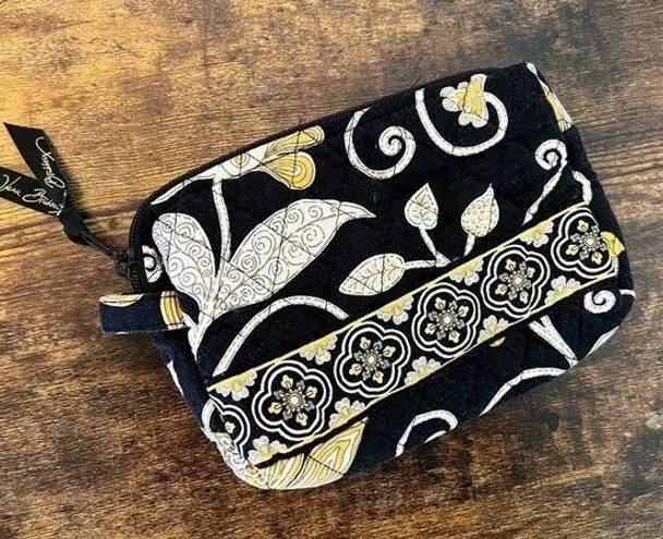 Vera Bradley RETIRED:  | Yellow Bird pattern makeup bag