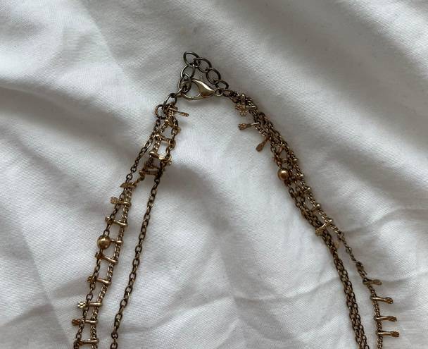 American Eagle Layered Gold Necklaces