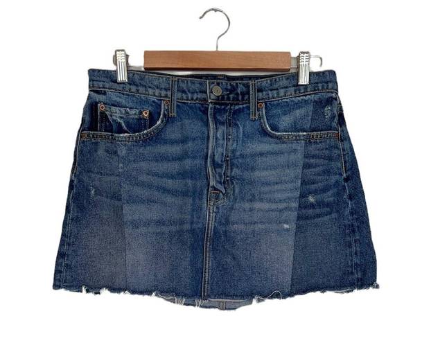 GRLFRND Claudia button fly denim skirt size 25