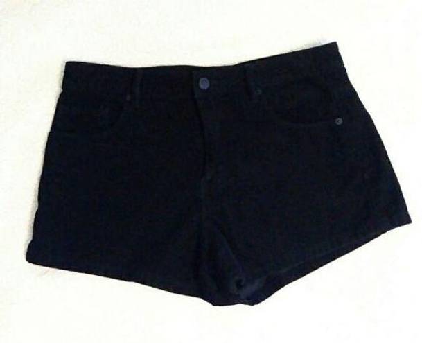 Forever 21  Black High Waisted Corduroy Shorts