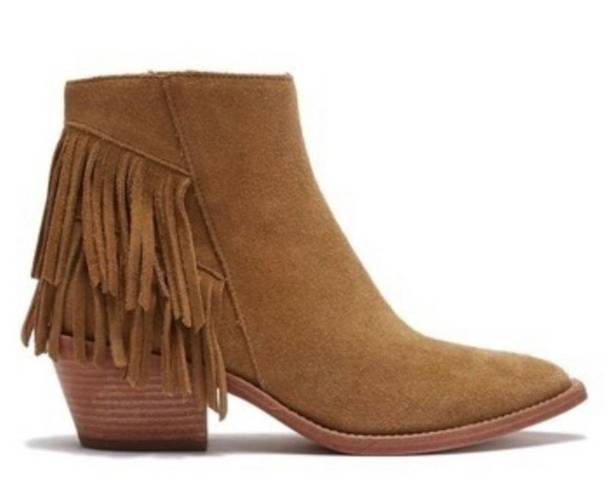 All Saints Salerno Fringe Boots Size 37 NWOB