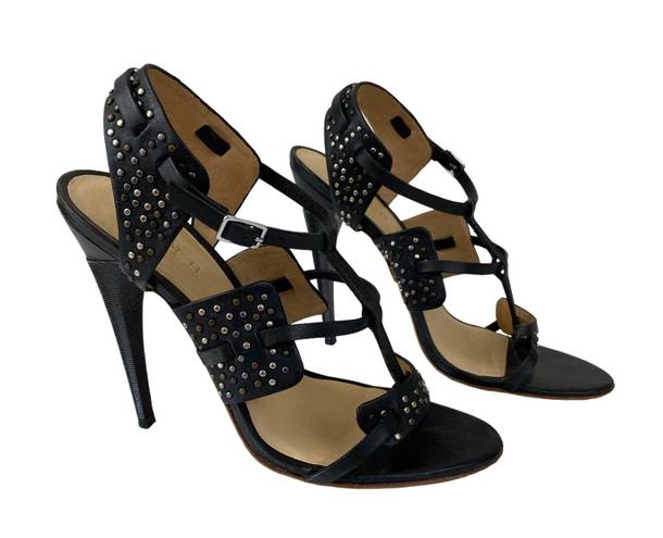 L.A.M.B. Studded High Heel Sandals